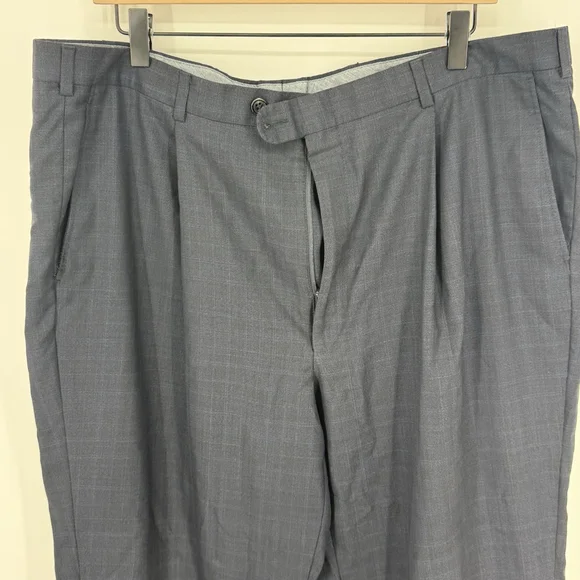 Hickey Freeman Loro Piana Tasmanian Super 150 Full Suit 46L 40x30 Pants Jacket
